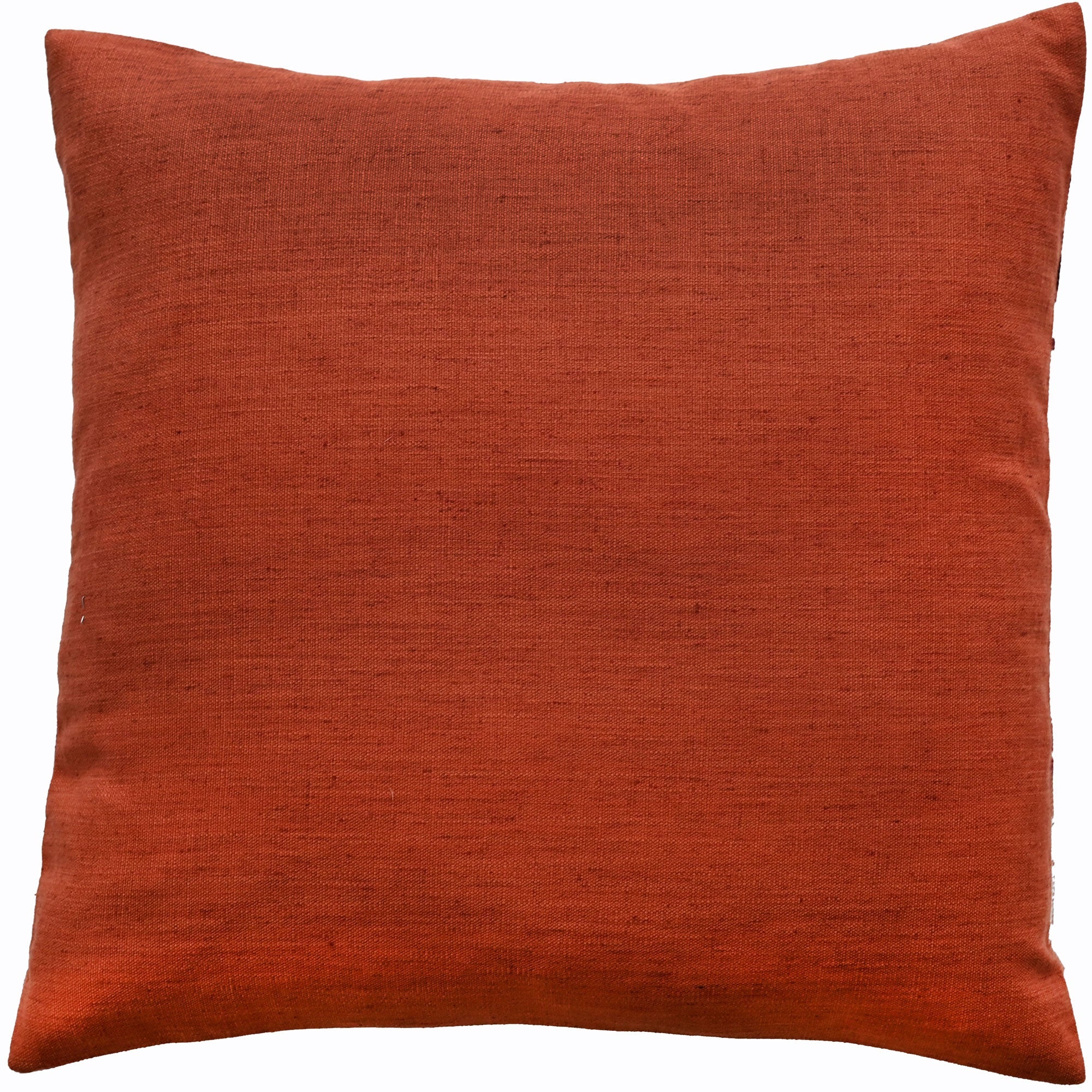 Malini Kelly Rust Orange Floral Square Cushion